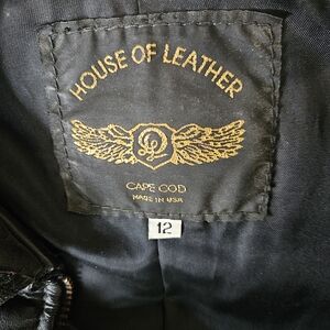 House of Leather Black Jacket